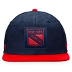 Moška kapa s ščitnikom Fanatics Authentic Pro Game &amp; Train Snapback Authentic Pro Game & Train Snapback New York Rangers