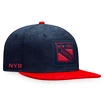Moška kapa s ščitnikom Fanatics Authentic Pro Game &amp; Train Snapback Authentic Pro Game & Train Snapback New York Rangers