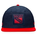 Moška kapa s ščitnikom Fanatics Authentic Pro Game &amp; Train Snapback Authentic Pro Game & Train Snapback New York Rangers