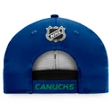 Moška kapa s ščitnikom Fanatics  Authentic Pro Locker Room Structured Adjustable Cap NHL Vancouver Canucks