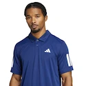 Moška majica adidas  Club 3 Stripes Polo Dark Blue