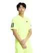 Moška majica adidas  Club 3 Stripes Polo Lucid Lemon