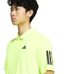 Moška majica adidas  Club 3 Stripes Polo Lucid Lemon