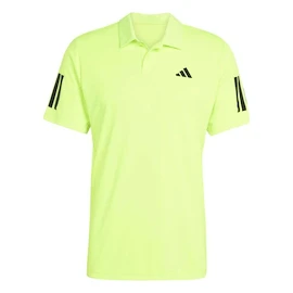 Moška majica adidas Club 3 Stripes Polo Lucid Lemon