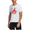 Moška majica adidas  Fast GFX white