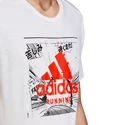 Moška majica adidas  Fast GFX white