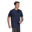 Moška majica adidas  Primeblue Designed 2 Move Sport 3-Stripes Tee Crew Navy