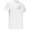 Moška majica Babolat  Exercise Big Flag Tee Men White