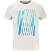 Moška majica Babolat  Exercise Message Tee Men Cannoli Cream