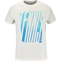 Moška majica Babolat  Exercise Message Tee Men Cannoli Cream