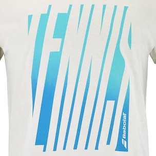 Moška majica Babolat  Exercise Message Tee Men Cannoli Cream