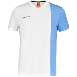 Moška majica Babolat Play Crew Neck Tee Men White/Blue
