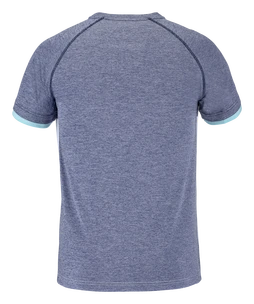 Moška majica Babolat  Play Crew Neck Tee Men White/Blue Heather  XXL