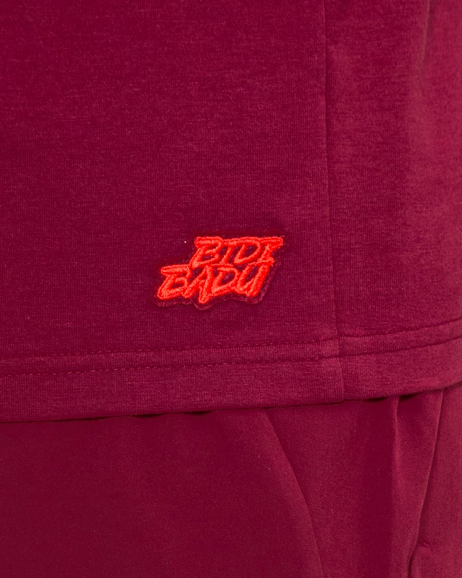 Moška majica BIDI BADU  Protected Leafs Chill Tee Bordeaux  M