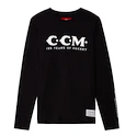 Moška majica CCM 125 Anniversary LS Tee Black Senior L