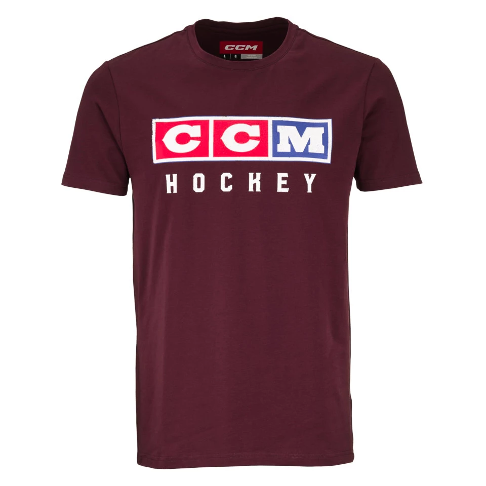 Moška majica CCM Vintage Fall SS Tee Acai Senior S