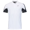 Moška majica Head  Club 22 Tech Polo Shirt Men White/Dark Blue