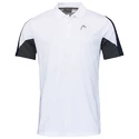 Moška majica Head  Club 22 Tech Polo Shirt Men White/Dark Blue