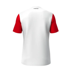 Moška majica Head  CLUB 25 TECH T-Shirt Men Red/White L