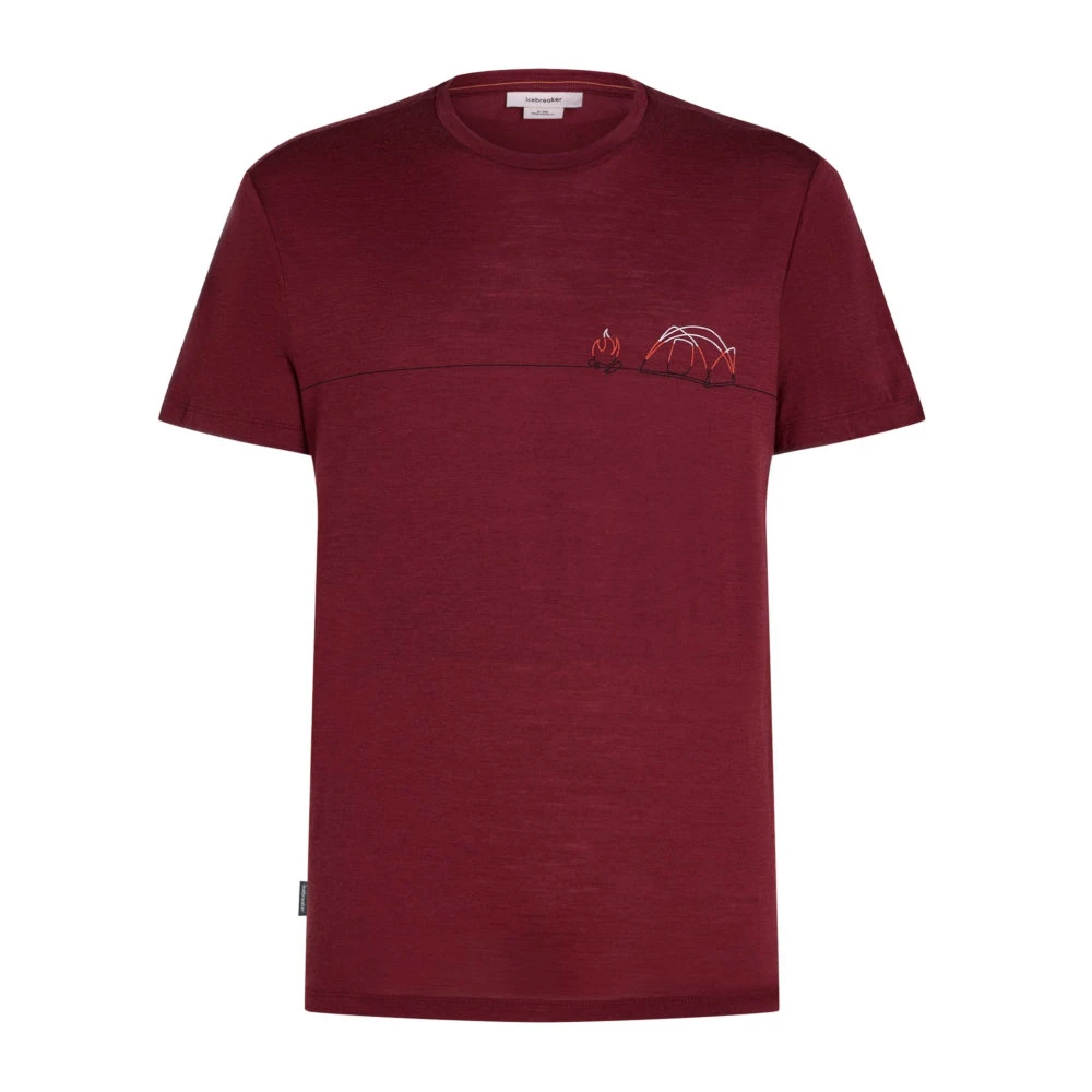 Moška majica Icebreaker Merino 150 Tech Lite SS T Sing Li Cmp Port  XL