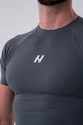 Moška majica Nebbia  Functional Slim-fit T-shirt 324 grey
