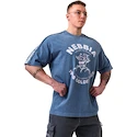 Moška majica Nebbia NEBBIA x OLYMPIA Washed Oversized T-Shirt GOLDEN AGE 790 blue