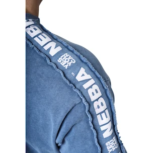 Moška majica Nebbia NEBBIA x OLYMPIA Washed Oversized T-Shirt GOLDEN AGE 790 blue