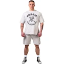 Moška majica Nebbia NEBBIA x OLYMPIA Washed Oversized T-Shirt GOLDEN AGE 790 light grey