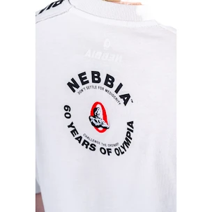 Moška majica Nebbia NEBBIA x OLYMPIA Washed Oversized T-Shirt GOLDEN AGE 790 light grey