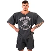 Moška majica Nebbia NEBBIA x OLYMPIA Washed Rag Top GOLDEN AGE 788 black