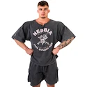 Moška majica Nebbia NEBBIA x OLYMPIA Washed Rag Top GOLDEN AGE 788 black