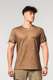 Moška majica Nebbia Washed-off Cotton T-shirt MAX OUT 357 Light Brown