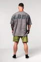 Moška majica Nebbia  Washed-off Oversized Heavyweight Cotton T-shirt NO SHORTCUTS 369 Light Grey