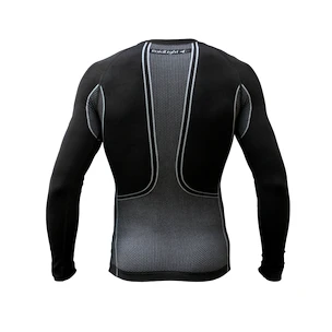 Moška majica Raidlight  Seamless LS  S/M, črna in siva