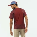 Moška majica Salomon  Outline SS Tee Cabernet