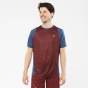 Moška majica Salomon Sense Aero SS Tee Cabernet