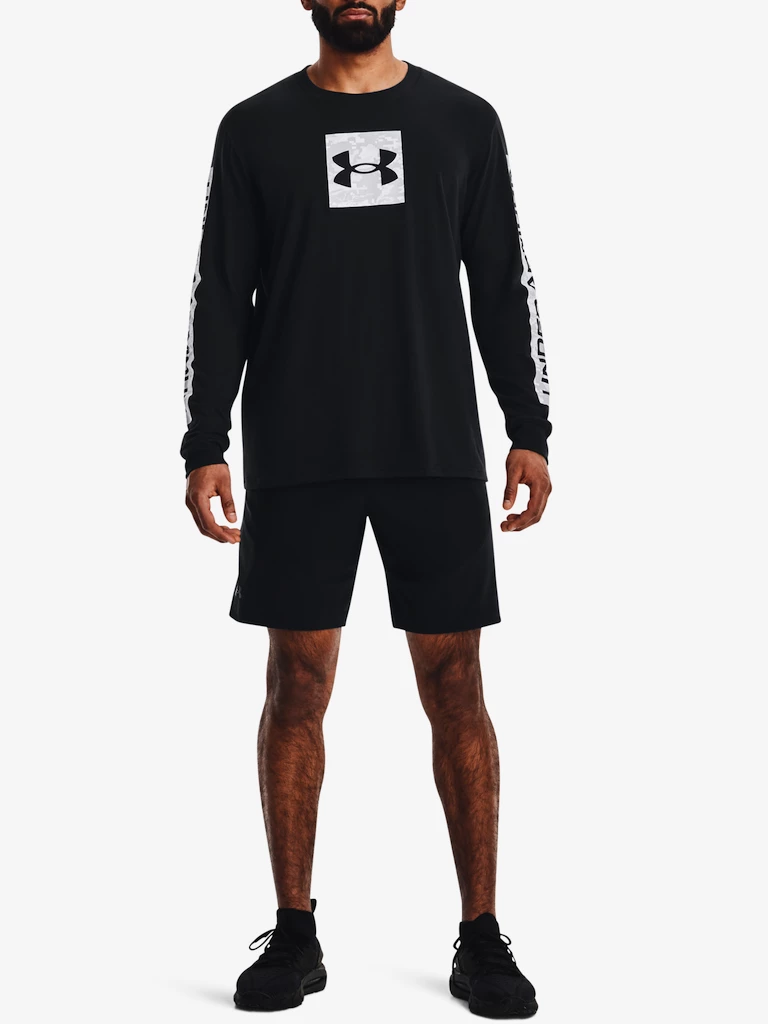 Moška majica Under Armour  CAMO BOXED SPORTSTYLE LS-BLK