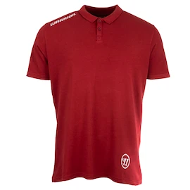 Moška majica Warrior Street Cotton Polo Burgundi
