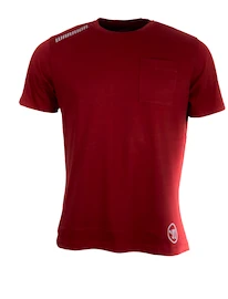 Moška majica Warrior Street Pocket Tee Burgundi