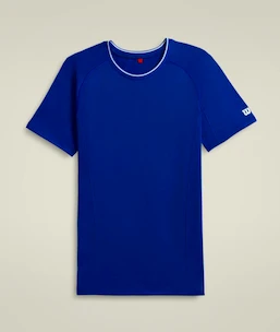 Moška majica Wilson  M Team Seamless Crew Royal Blue  XXL
