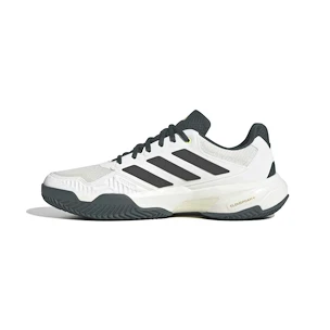 Moška obutev za tenis adidas  CourtJam Control 3 Clay White/Core Black