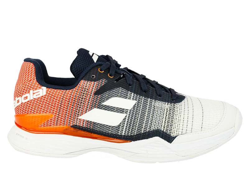 Moška obutev za tenis Babolat  Jet Mach II Clay White/Orange