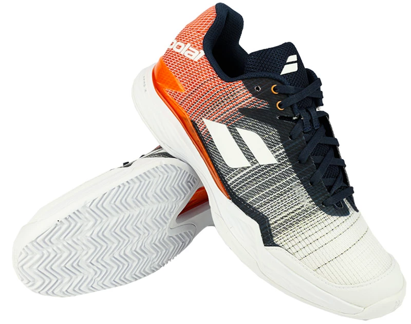 Moška obutev za tenis Babolat  Jet Mach II Clay White/Orange  EUR 42,5
