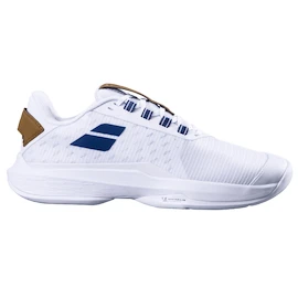 Moška obutev za tenis Babolat Jet Tere 2 AC Wimbledon Men White/Blue Navy
