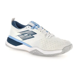 Moška obutev za tenis Lotto Raptor Hyperpulse 100 III Clay All White/Mallard Blue  EUR 41