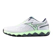 Moška obutev za tenis Mizuno Wave Enforce Tour 2 AC White/Neo Mint/Vintage Indigo