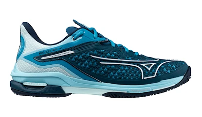 Moška obutev za tenis Mizuno Wave Exceed TOUR 6 AC Moroccan Blue/White/Blue Topaz  EUR 42