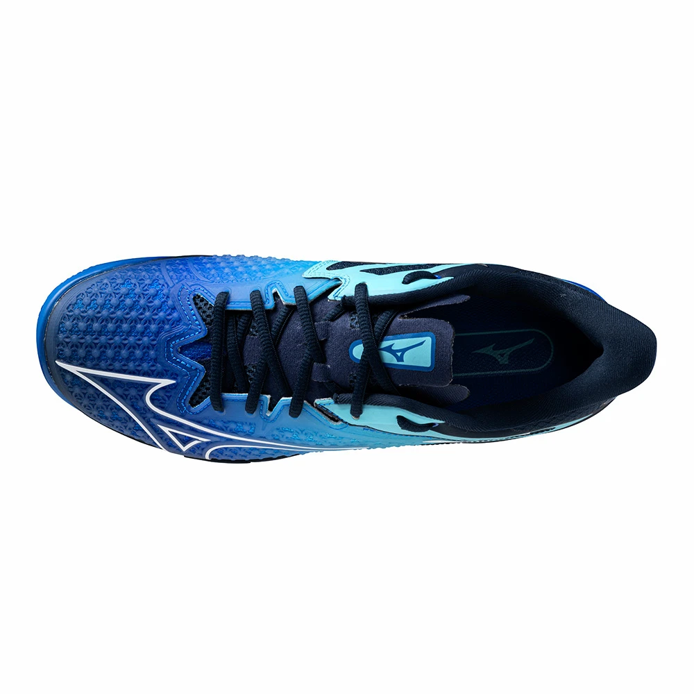 Moška obutev za tenis Mizuno Wave Exceed Tour 6 CC Mugen Blue/White/Dress Blues