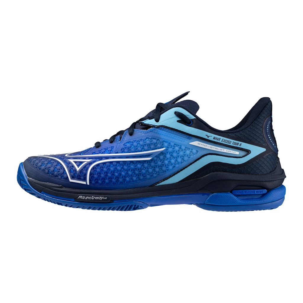 Moška obutev za tenis Mizuno Wave Exceed Tour 6 CC Mugen Blue/White/Dress Blues  EUR 44