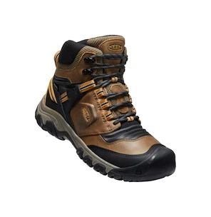 Moška obutev za uporabo na prostem Keen Flex Mid Wp Bison/Golden Brown  US 9,5